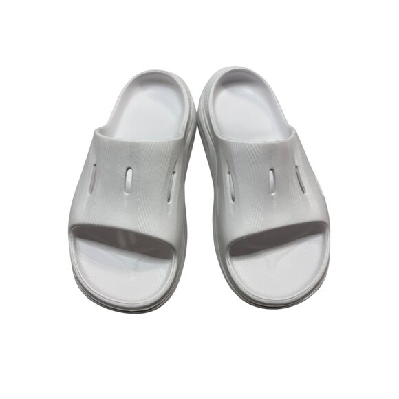 HOKA ORA Recovery Slide Sandals 3 White-sz 10 - Picture 1 of 11